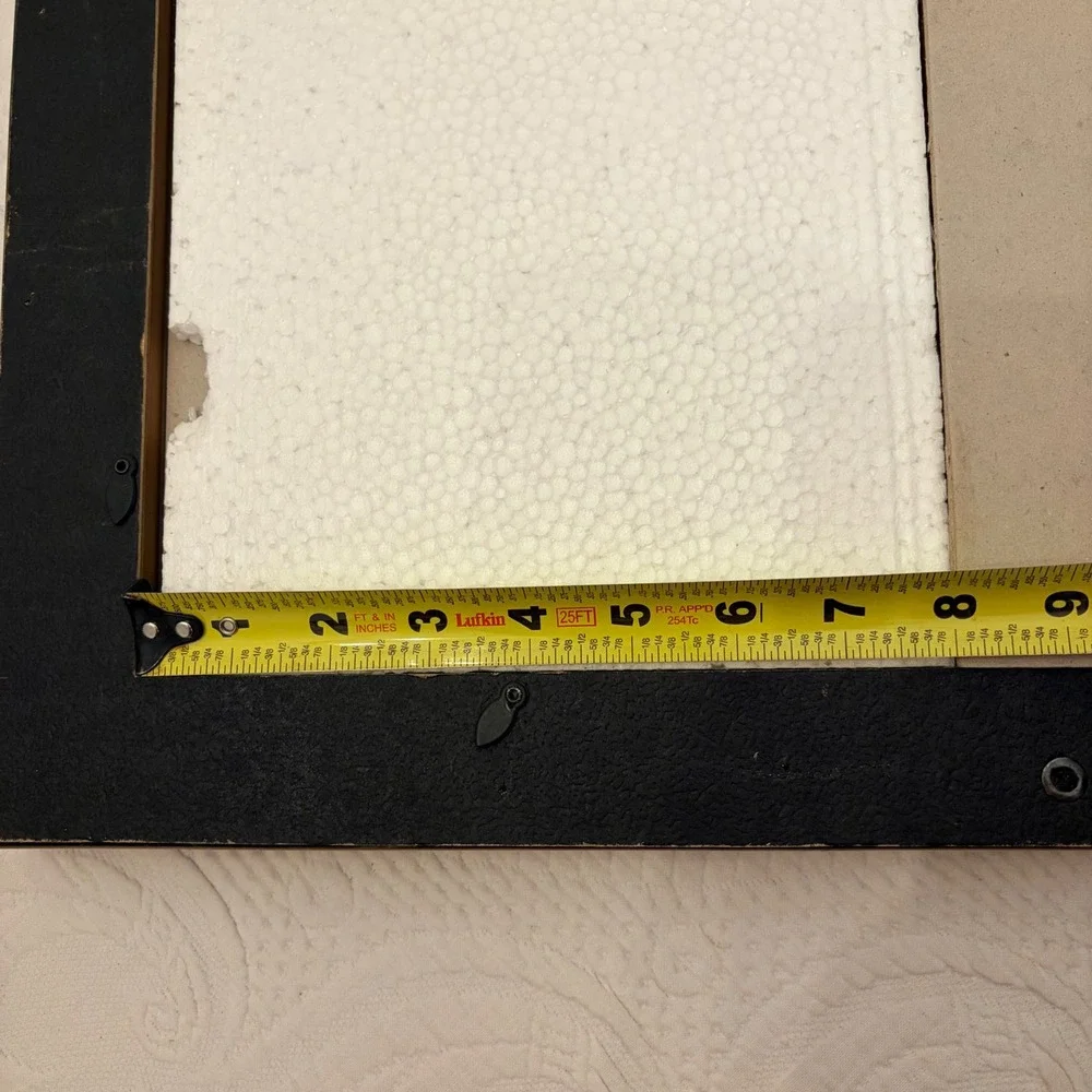 Vintage Gold Faux Bamboo Picture Frame 8x10 Hollywood Regency Gilt Decor